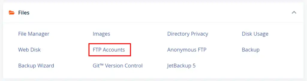 如何连接到 Hostinger的FTP 帐户? 3 hostinger cpanel ftp account