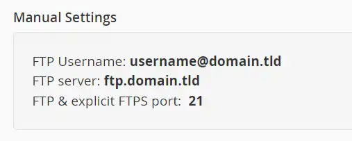 如何连接到 Hostinger的FTP 帐户? 4 hostinger cpanel ftp info